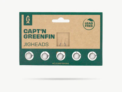 Greenfin Leadfree Round Jighead bleifrei Rundkopf