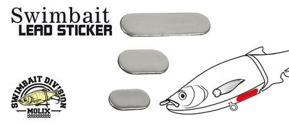 Molix Swimbait Lead Sticker